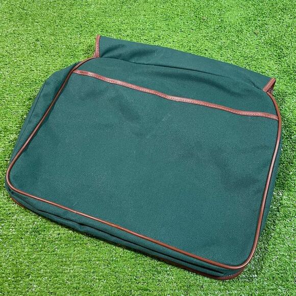 Polo Ralph Lauren Green Brown‎ Pony Logo Messenger Bag Crossbody NEW - Picture 5 of 8